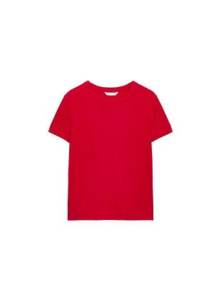 Женская красная футболка zara