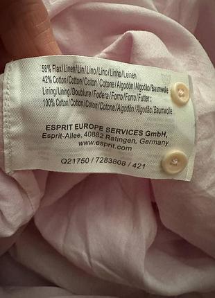 Льняное платье esprit 3