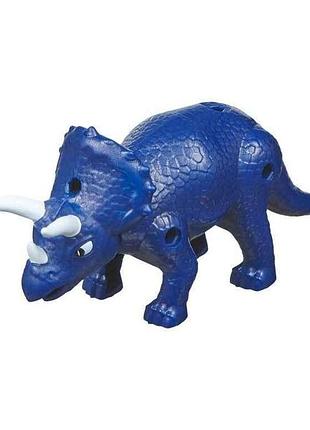 Набір ігровий машинка та динозавр triceratops blue 20073 тм road rippers