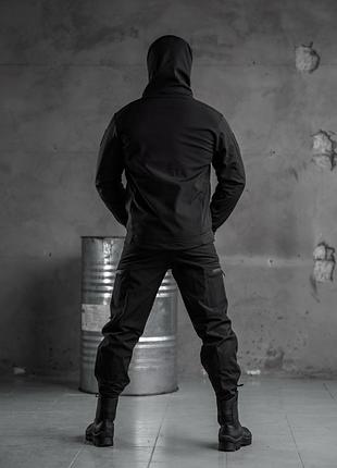 Тактичний костюм softshell black 9