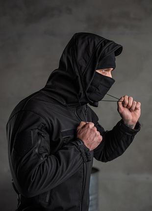 Тактичний костюм softshell black 10