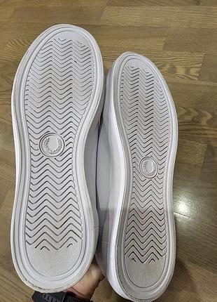 Белые кеды fred perry кожаные 6