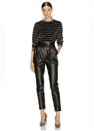 Кожаные брюки saint laurent оригинал