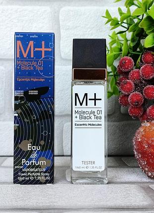 Парфуми унісекс molecule 01 + black tea молекула чорний чай фужерний модний аромат