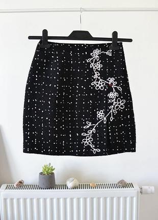 Кашемировая юбка moschino cheap and chic