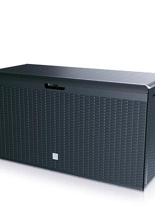 Садовий ящик для зберігання boxe rato plus 290 л, темно-сірий, prosperplast