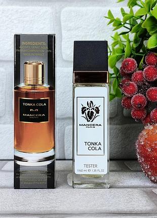 Унісекс парфуми mancera tonka cola мансера тонка кола солодкий пряний аромат