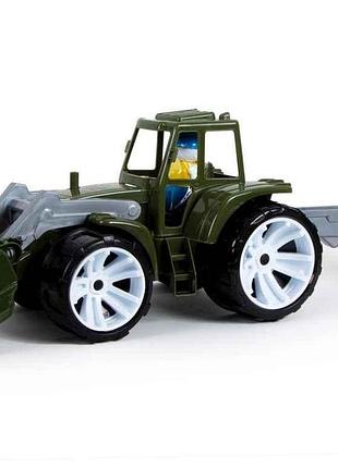 Трактор bams 2 ковша вiйськовий арт.007/20 тм бамсік