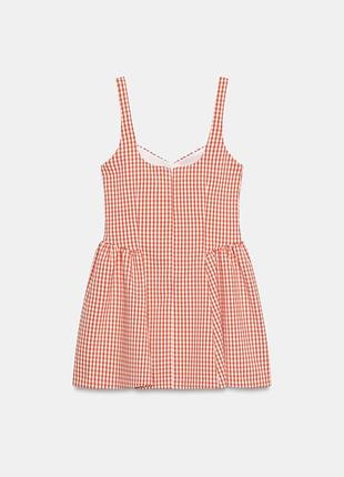 Дуже класна сукня gingham zara нова