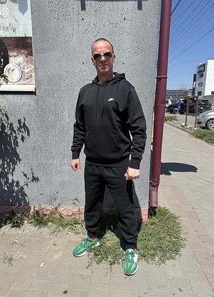 Оригінал спортивний костюм чоловічий nike club fleece black fn3787-010 найк
