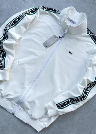 Кофта lacoste молочная 5