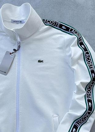 Кофта lacoste молочная 6