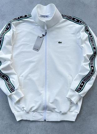 Кофта lacoste молочная 4