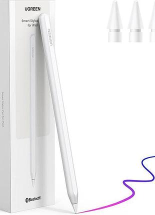 Стилус ugreen 15910 (lp653) для ipad с магнитной беспроводной зарядкой | чувствительность к наклону, отклонение ладони, питание от
