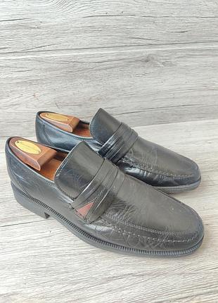 Clarks 43р туфлі чоловічі лофери шкіряні індия