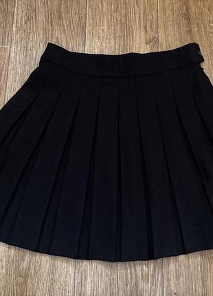 Чорна тенісна спідниця fb sister/new yorker size m