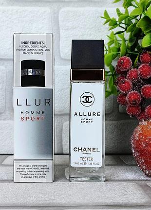 Стійкі парфуми для чоловіків allure homme sport шанель алюр хом спорт модний аромат