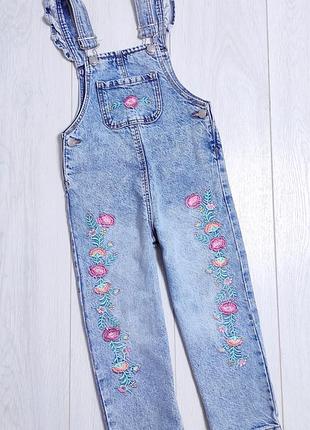 Джинсовый комбинезон denimco 3-4 года