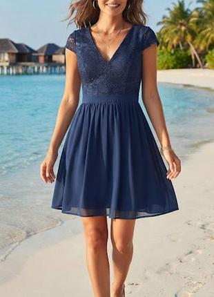 Шикарне плаття chi chi london petite glynnis dress миди s р-р оригінал