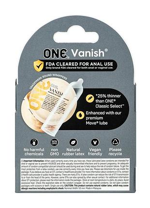 Презервативы one vanish hyperthin 3 шт 2