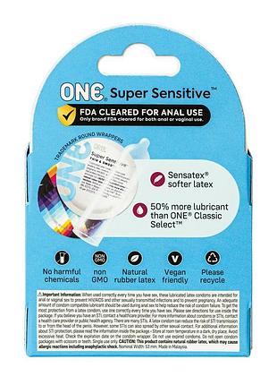 Презервативы one super sensitive 3 шт 2