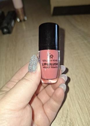 Golden rose lip&blush velvet touch,04