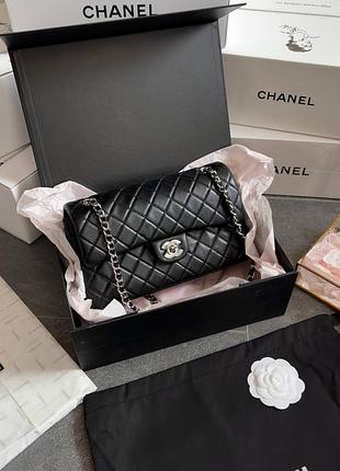 Сумка жіноча в чорному кольорі chanel