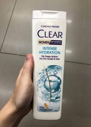 Шампунь clear інтенсивна гідратація