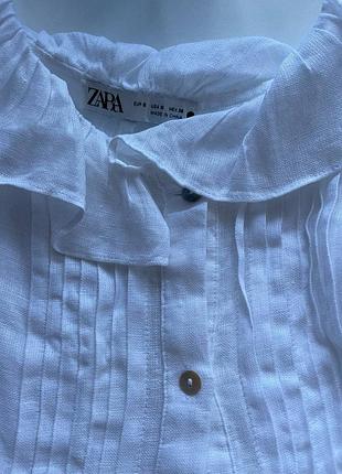 Лляна блузка zara