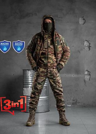 Зимовий тактичний костюм трійка omni-heat 🥶