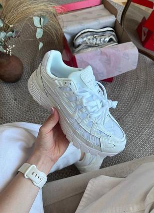 Кросівки легкі зручні nike p-6000 white
