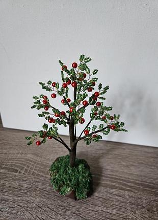 Дерево из бисера, ручная работа