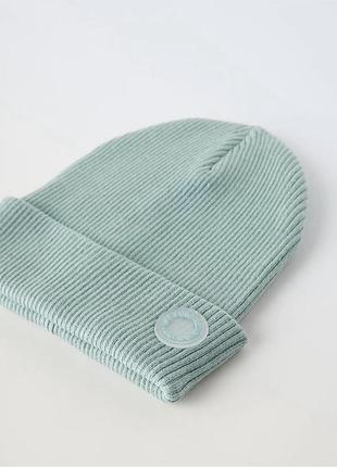 Шапка для дівчинки zara 6-9 р 54 см