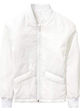 Куртка демисезонная бомбер для девочки pepperts bionic-finish® eco 414995 140 см (9-10 years) белый