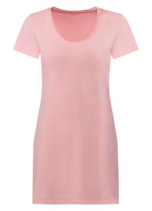 Футболка подовжена для жінки esmara lycra® 381428 xl рожевий