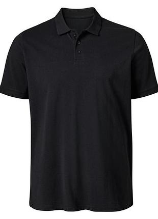 Футболка-поло из хлопкового пике для мужчины livergy by esmara men 480014 xxl черный