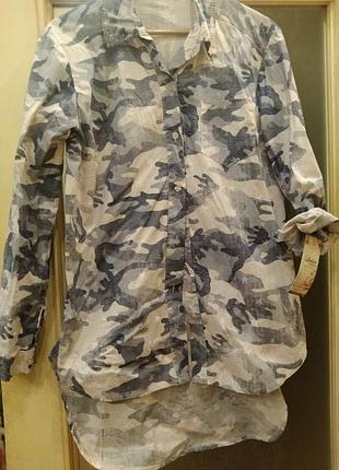 Luisa fashion, italy (xxl). сорочка х/б нова