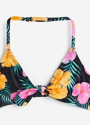 Верхня частина купальника на підкладці для дівчинки h&m 1135736-002 170 см (14-15 years) чорний