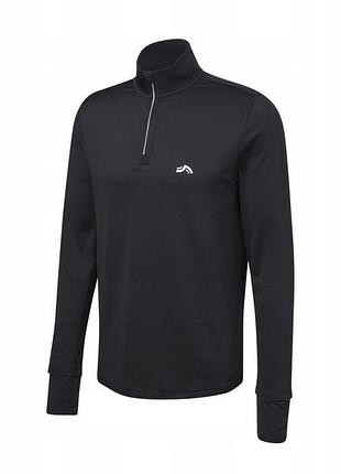 Термо-реглан на микрофлисе для мужчины crivit lycra® 457552 xl черный