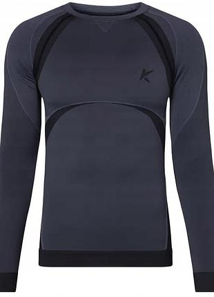 Термо-реглан с зональной терморегуляцией для мужчины kaytan sports 2568221 s-m графитовый