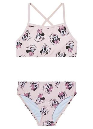 Купальник раздельный (топ и плавки) для девочки disney minnie mouse 473714 098-104 см (2-4 years) комбинированный