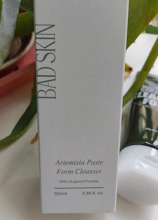 Пінка для вмивання 2-в-1 bad skin artemisia form cleanser+подарунок