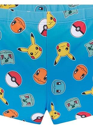 Плавки на подкладке для мальчика disney покемон / pokemon 473720 110-116 см (4-6 years) голубой
