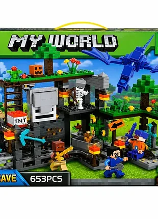 Конструктор майнкрафт большой конструктор minecraft lego minecraft конструктор лего майнкрафт конструктор для детей minecraft