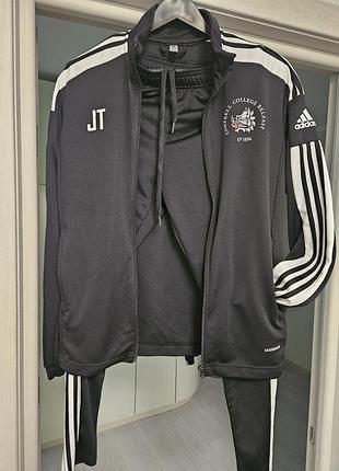 Мужской черный спортивный костюм adidas m