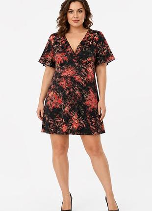 Сукня в абстрактний принт shein l