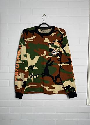 Chrome hearts matty boy camo чоловіча кофта лонгслив розмір l
