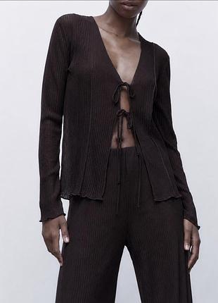 Напівпрозора кофтинка zara