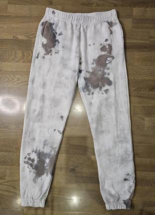Спортивные штаны nike club fleece tie-dye cu4347-077