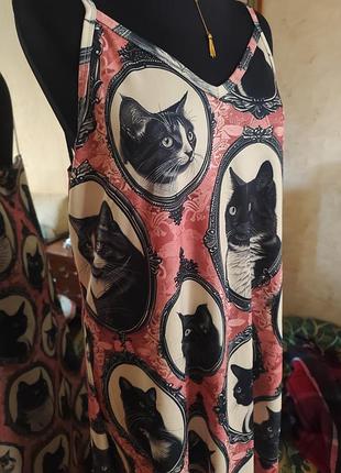 Сукня коти сарафан принт